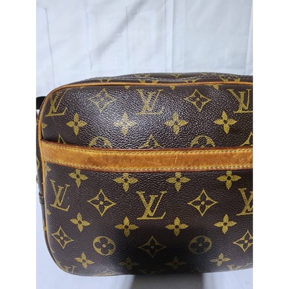 Authentic Louis Vuitton Reporter Shoulder Bag Brown/Beige - Picture 16 of 16